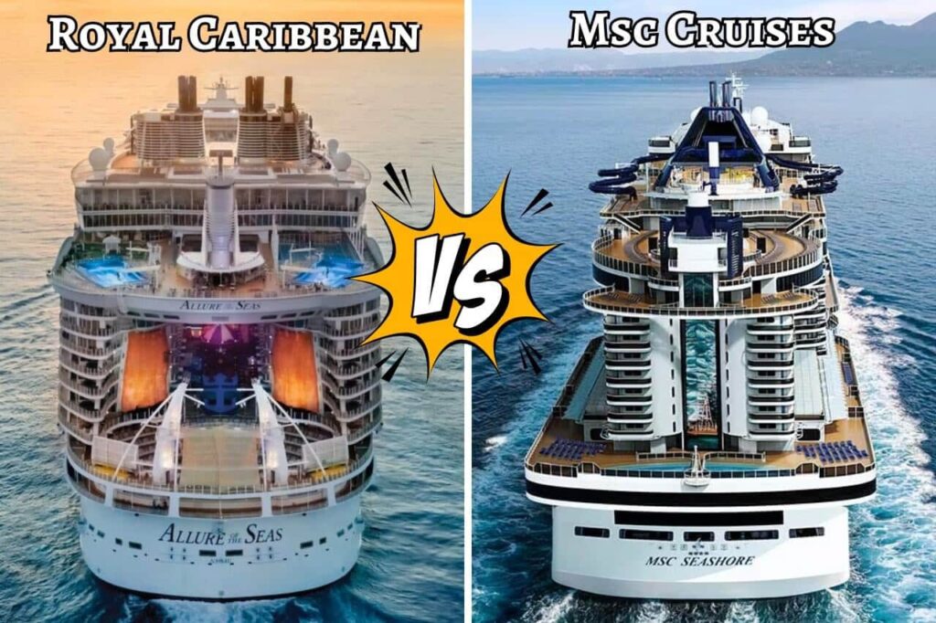 مقارنة بين MSC و Royal Caribbean: أيهما أفضل للعائلة السعودية؟